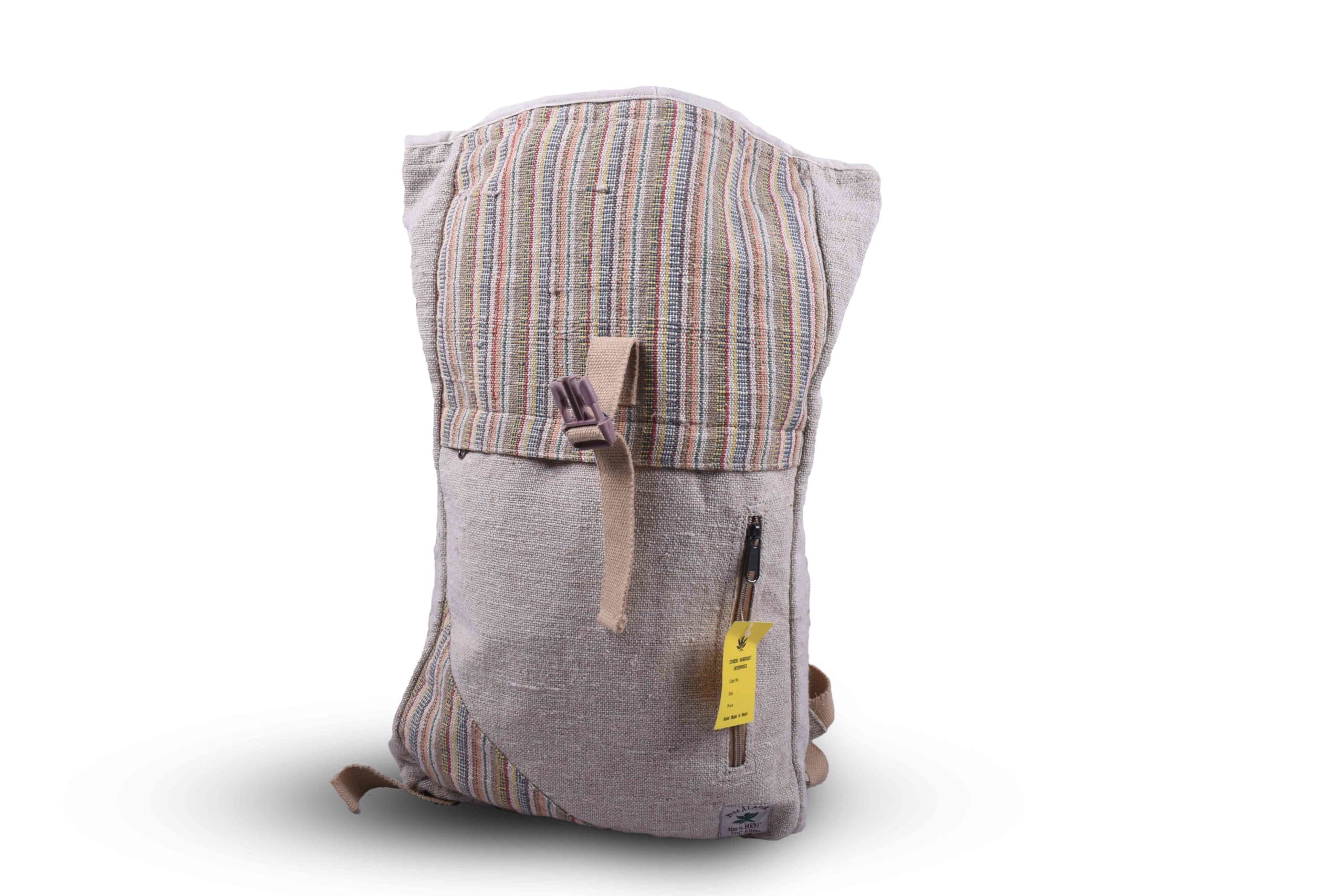 Large Sack Hemp Backpack