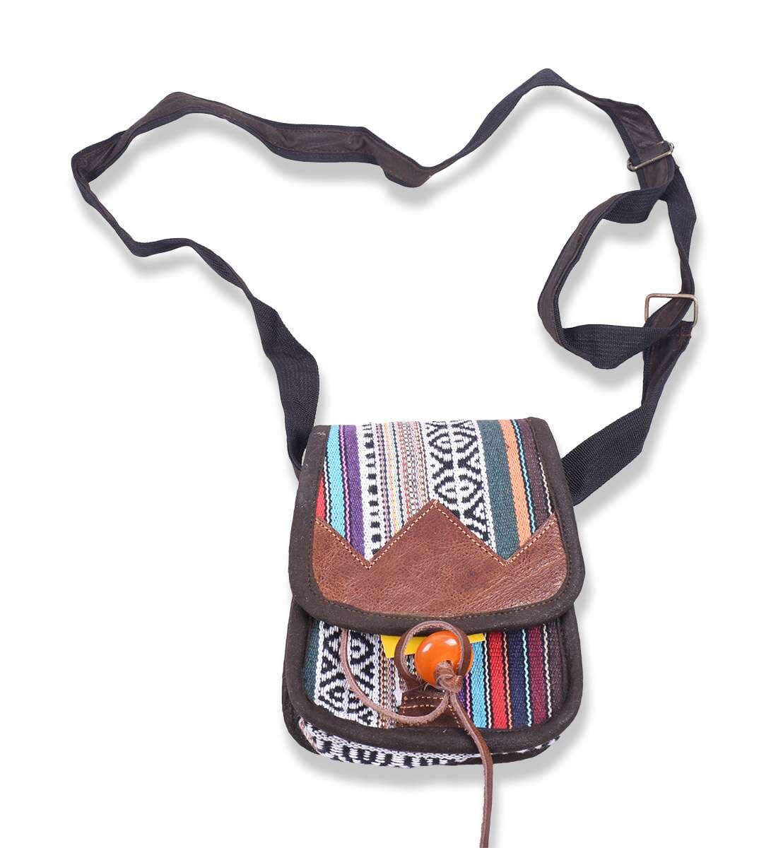 Gheri With leather Passport Bag