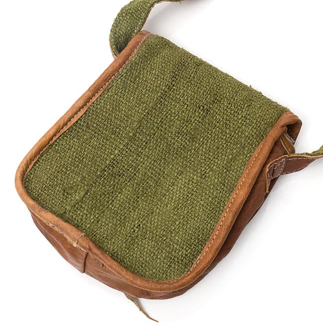Hemp and Leather Passport Bag - 2