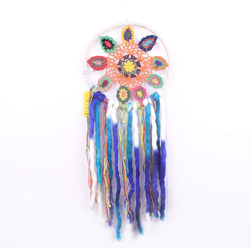 Crushed Flower Dream Catchers