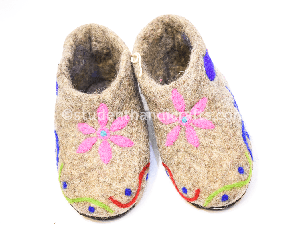 Felt High Ankle Shoes - 2