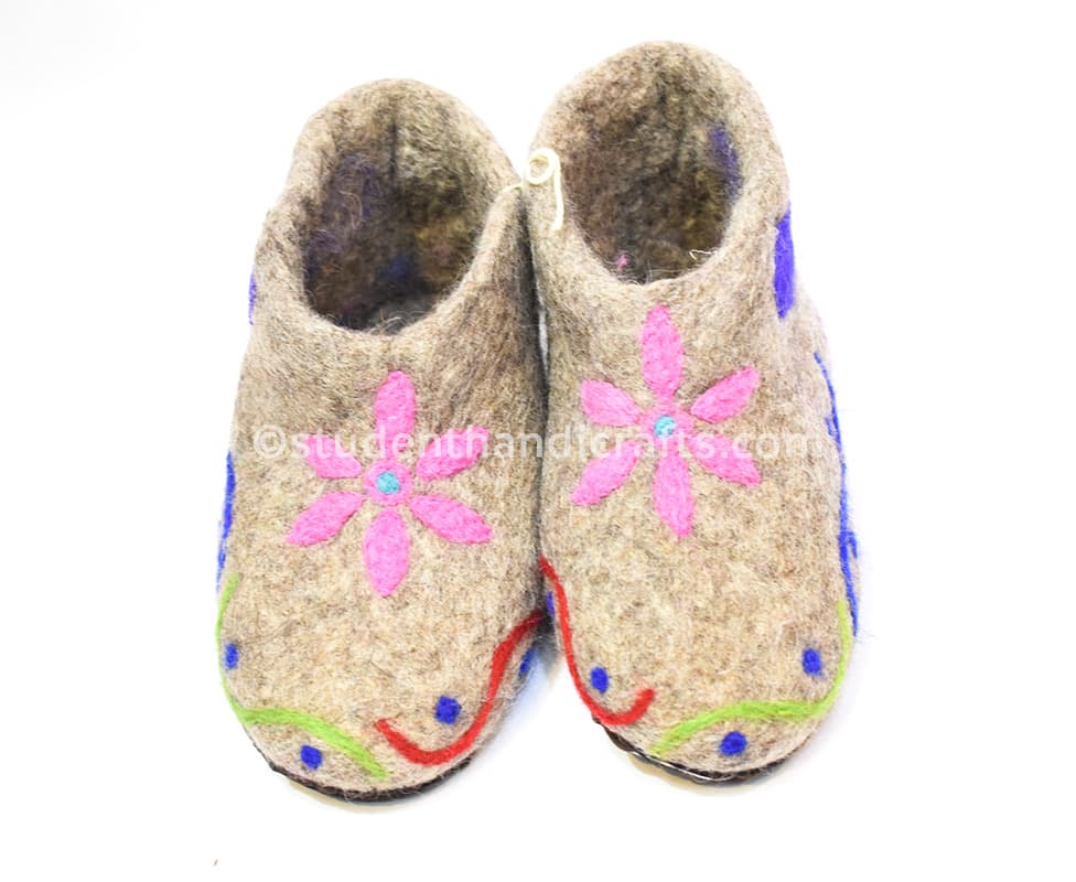 Felt High Ankle Shoes - 3