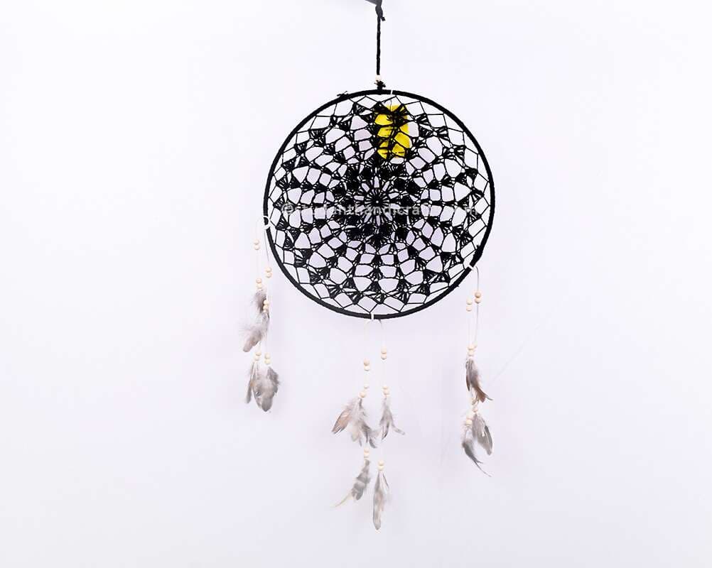 Black Spider Net Dream Catcher
