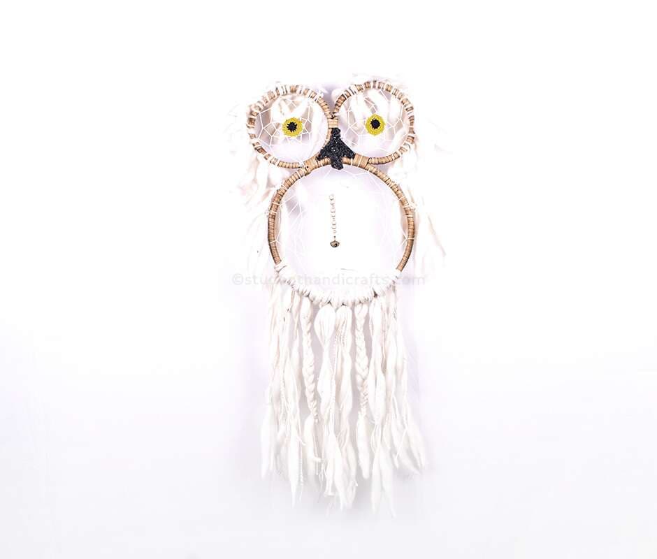 Bamboo Owl Dream Catcher