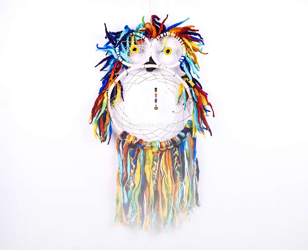 Rainbow 🌈  Owl Dream Catcher