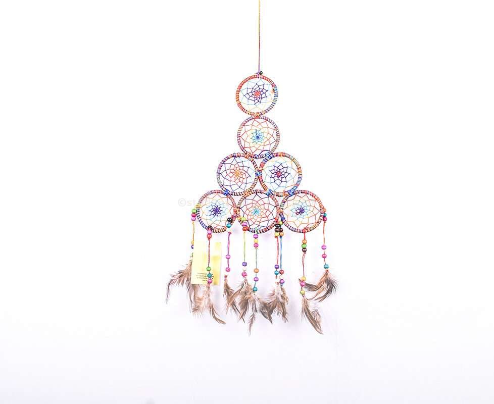 Rainbow Triangle Dream Catcher