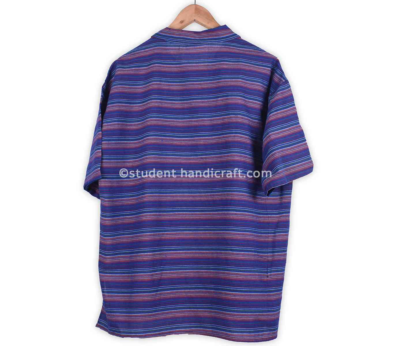 Cotton Dharkey Purplish Kurtha - 2