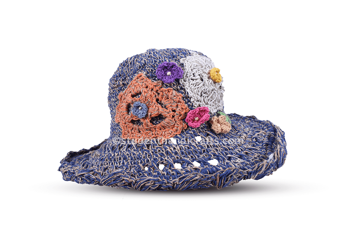 Flower Knitted Hat