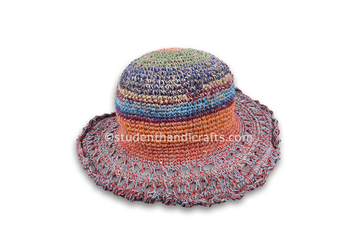 Hemp Multicolor Net hat