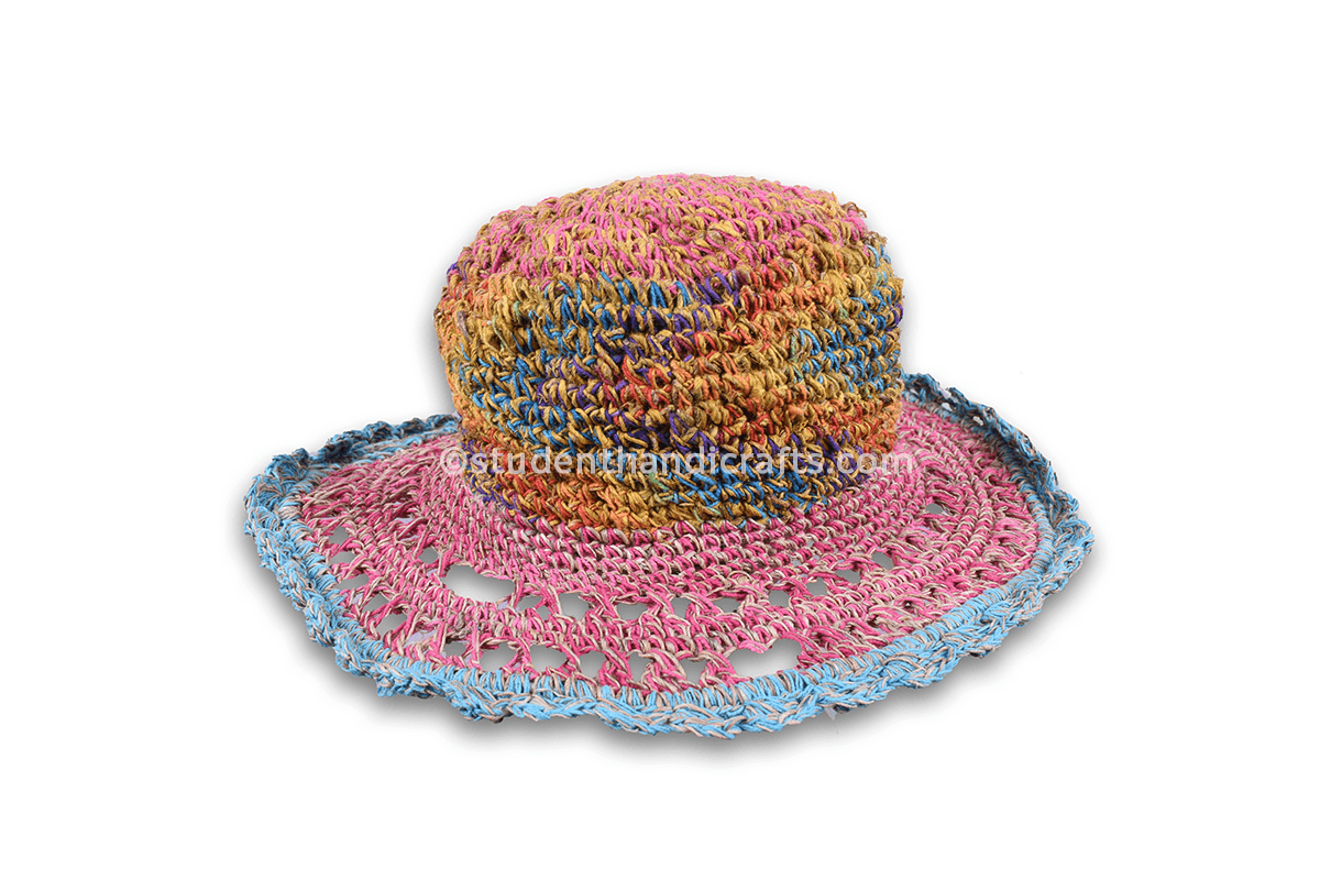Hemp Multicolor Jali Hat