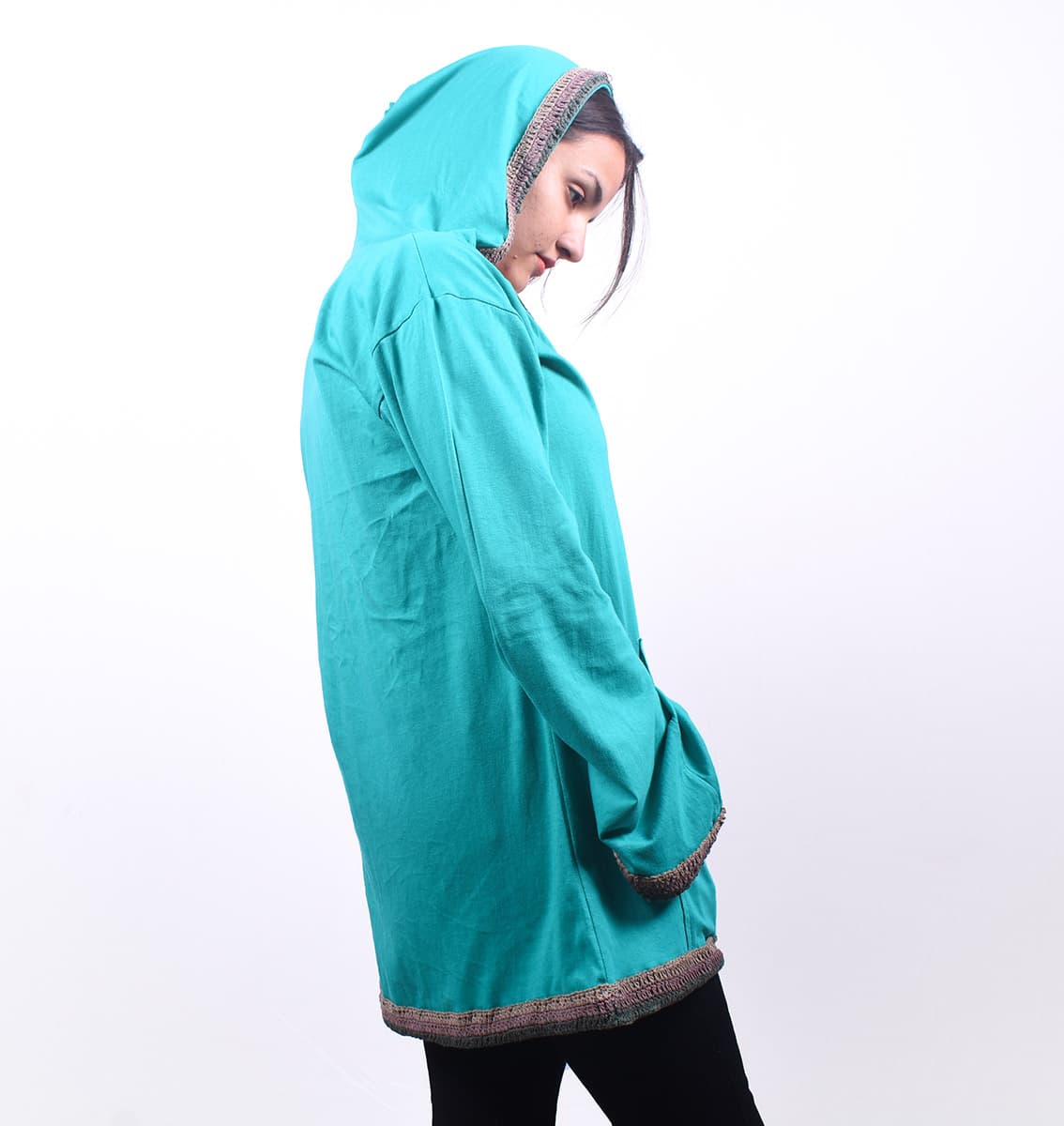 Blue Color Cotton Top - 3