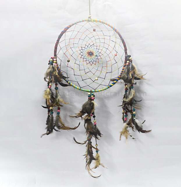 Hemp Rainbow Dream Catcher