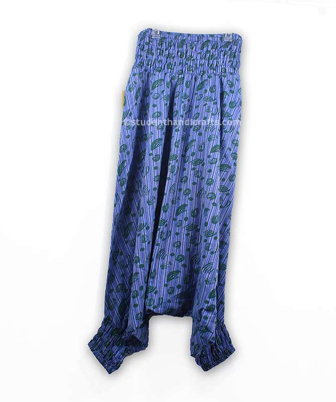 Blues Design Cotton Trousers