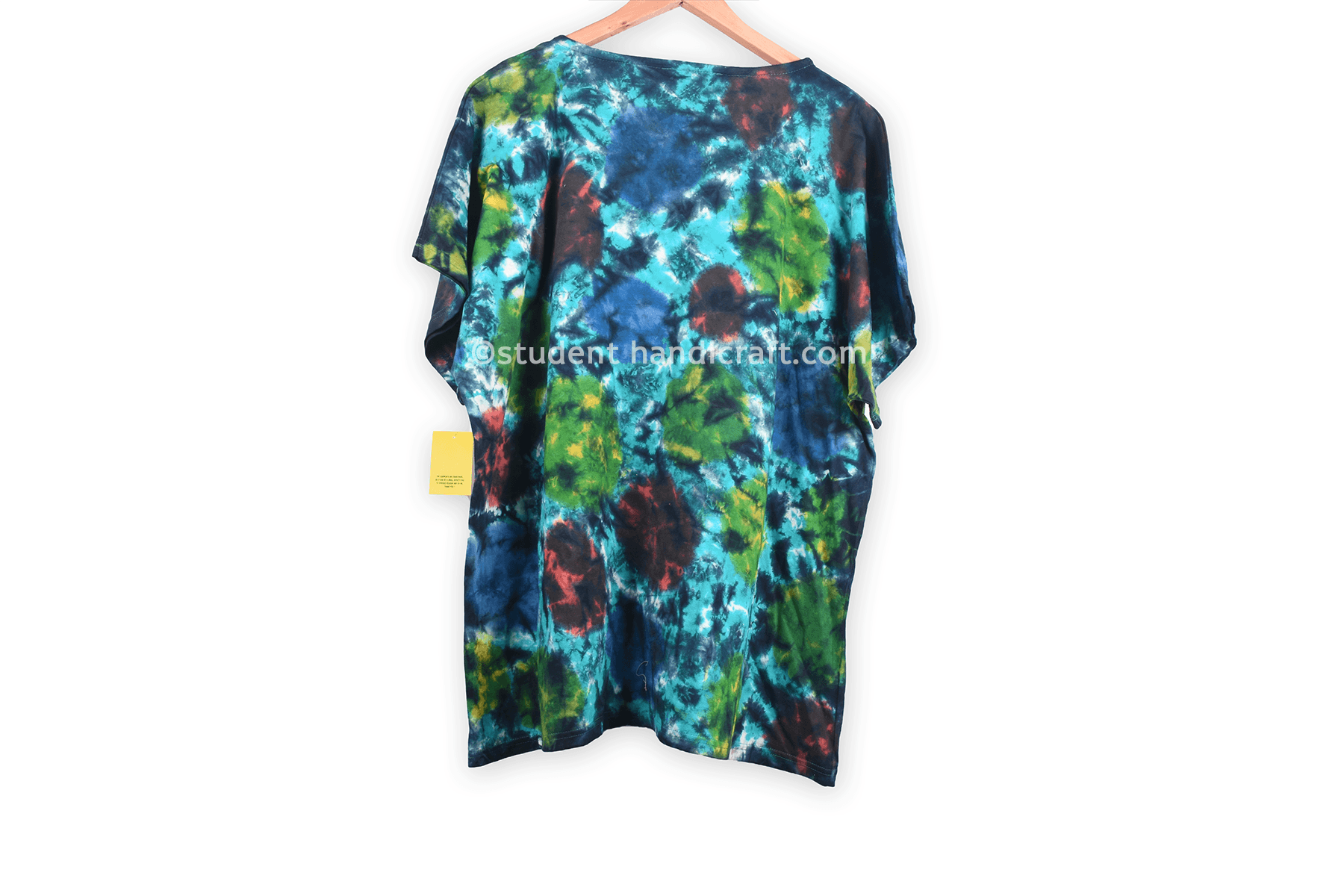 Soft Cotton Multi Tie Die Kurtha - 2