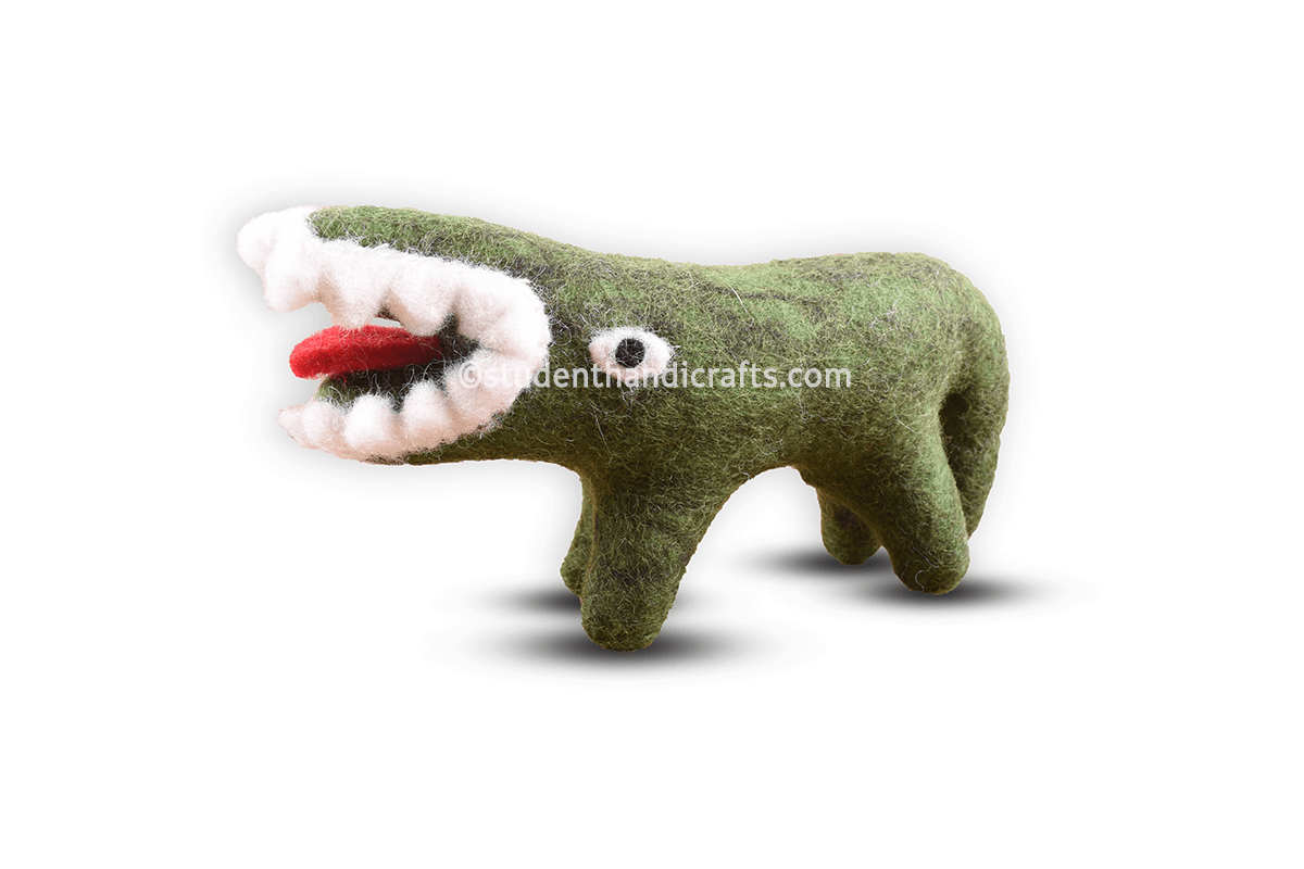 Felt Crocodile Doll - 2