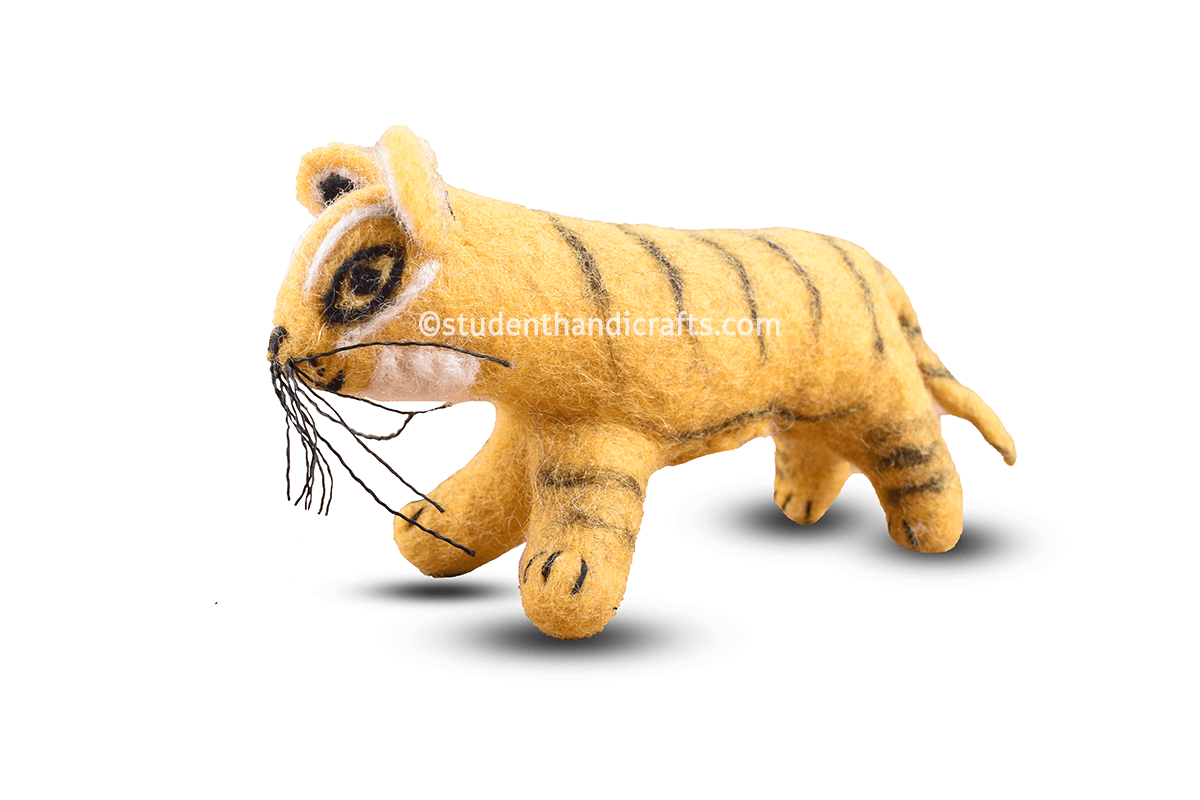 Felt Cute Tiger Doll - 2
