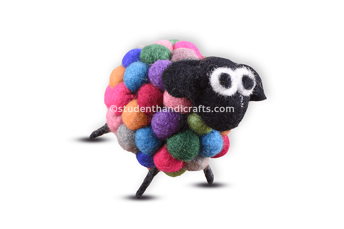 Felt Attractive Ball Sheep Doll