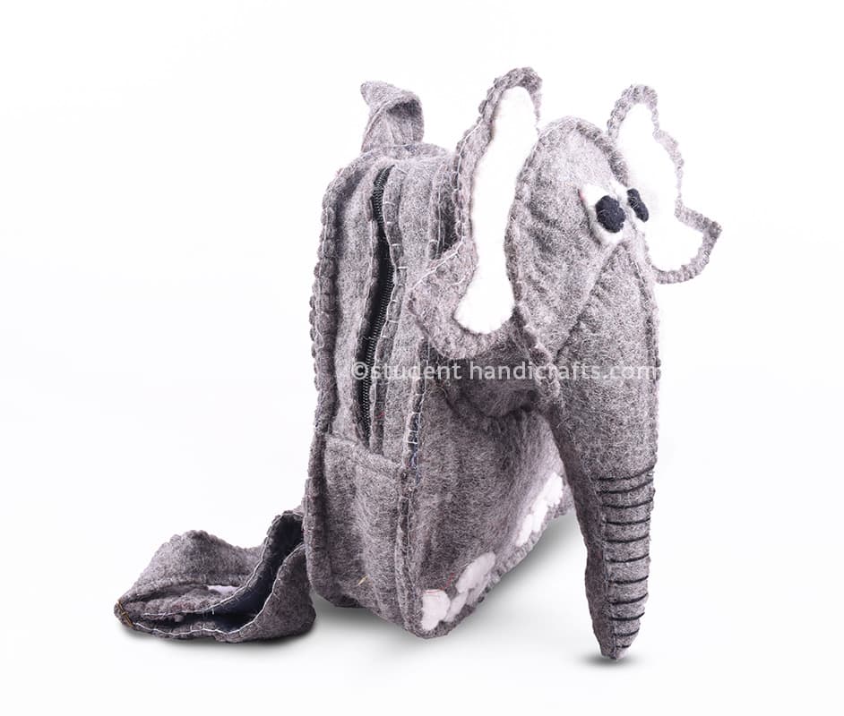 Felt Elephant Backpack - 2