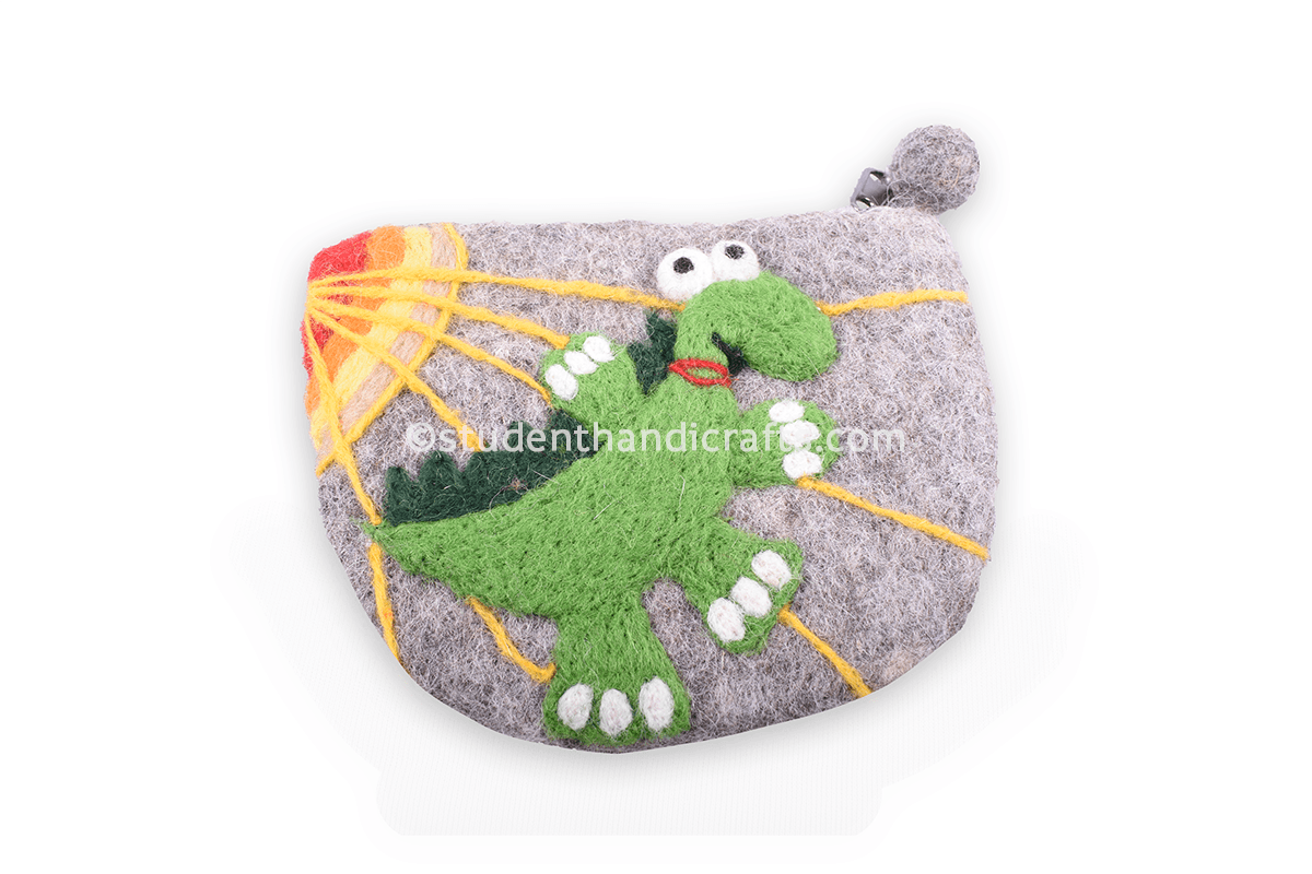 Felt Dinosaur Purse