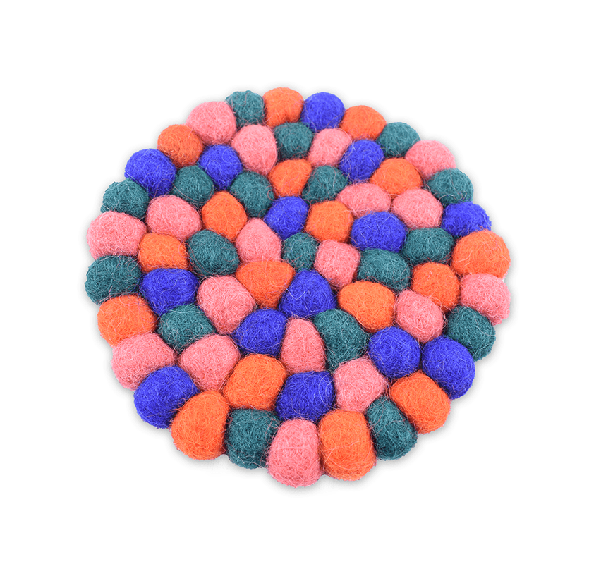 Felt Multicolor Hot Pad