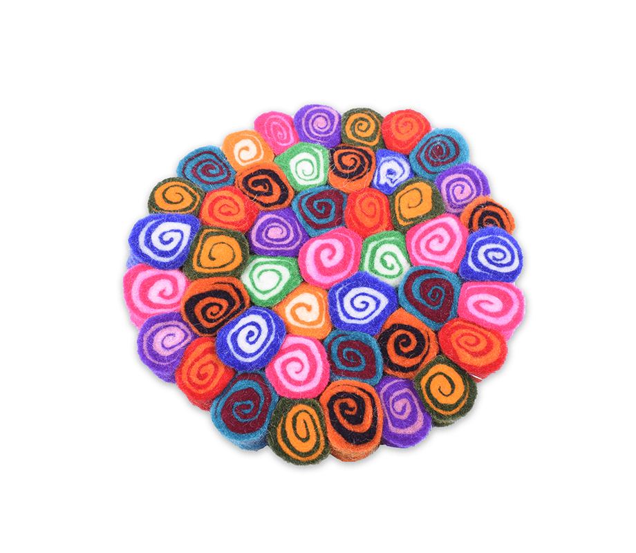 Felt Spiral Hot Pad