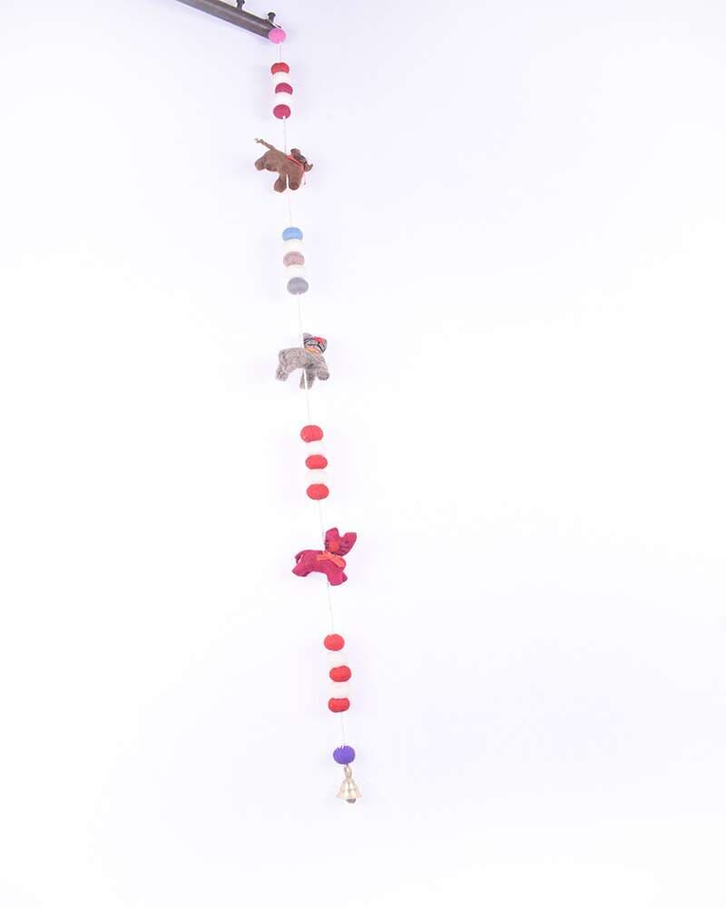 Felt Rabbit Garland Hanging