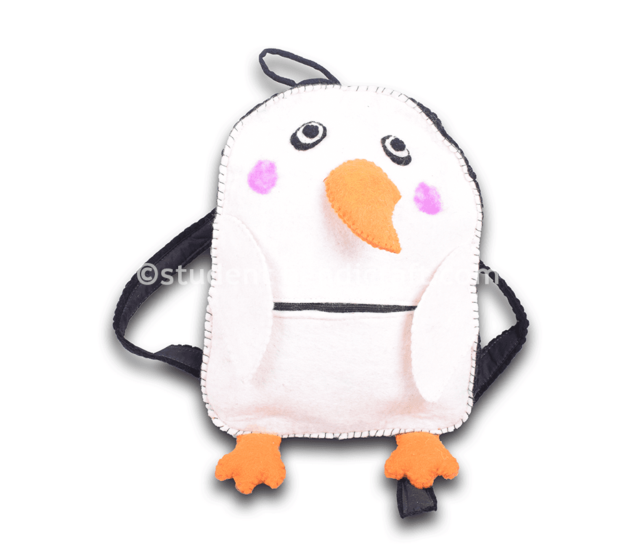 Felt Penguin Wool Backpack