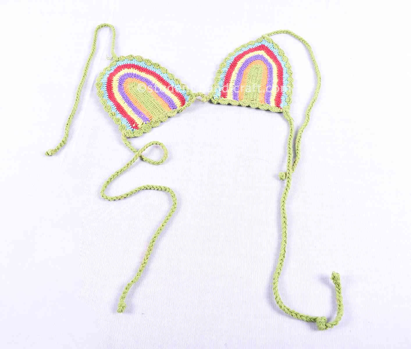 Cotton Rainbow Ladies Bra