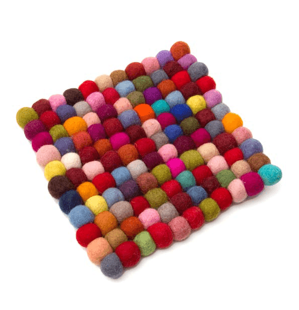 Felt Multicolor Hot Pad - 2