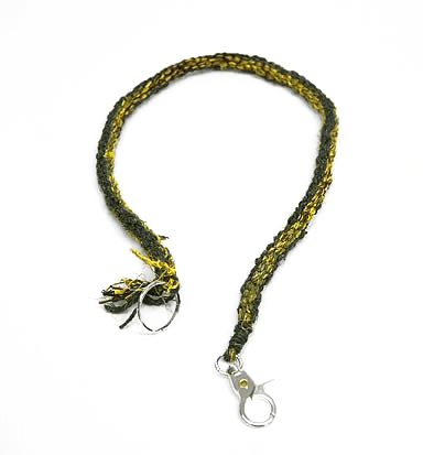 Hemp Cotton Key chain / Dog Necklace
