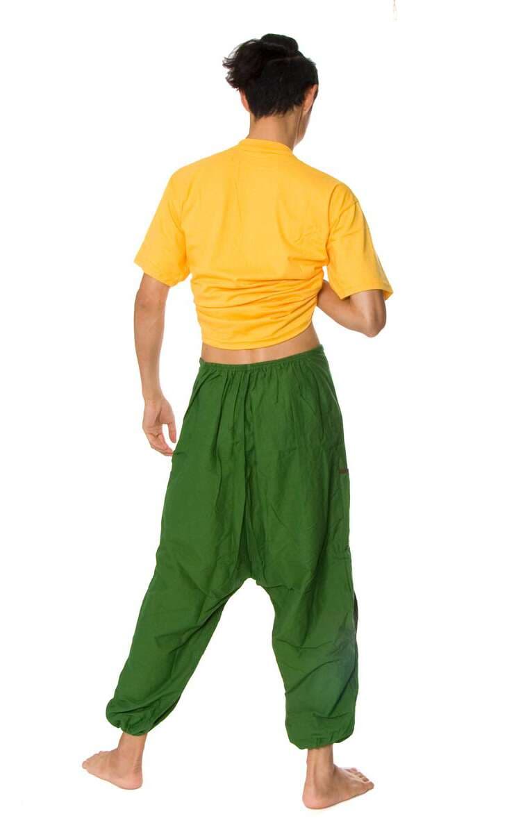 Green Cotton Trouser