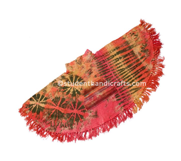 Cotton Tie Die Colorful Pancho - 2