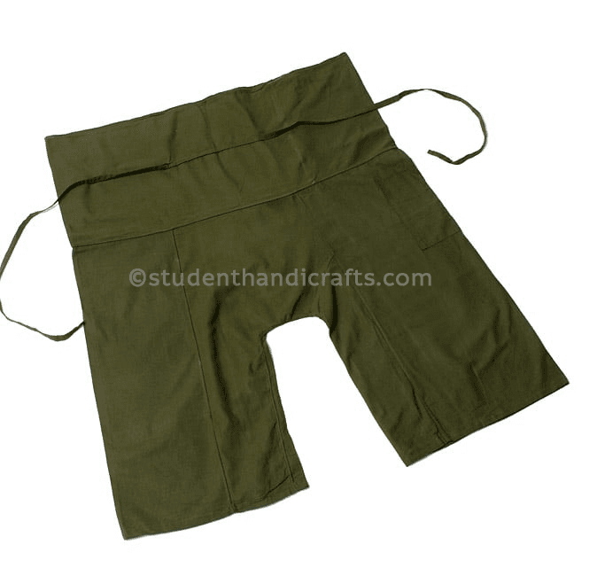 Half Design Cotton Trousers