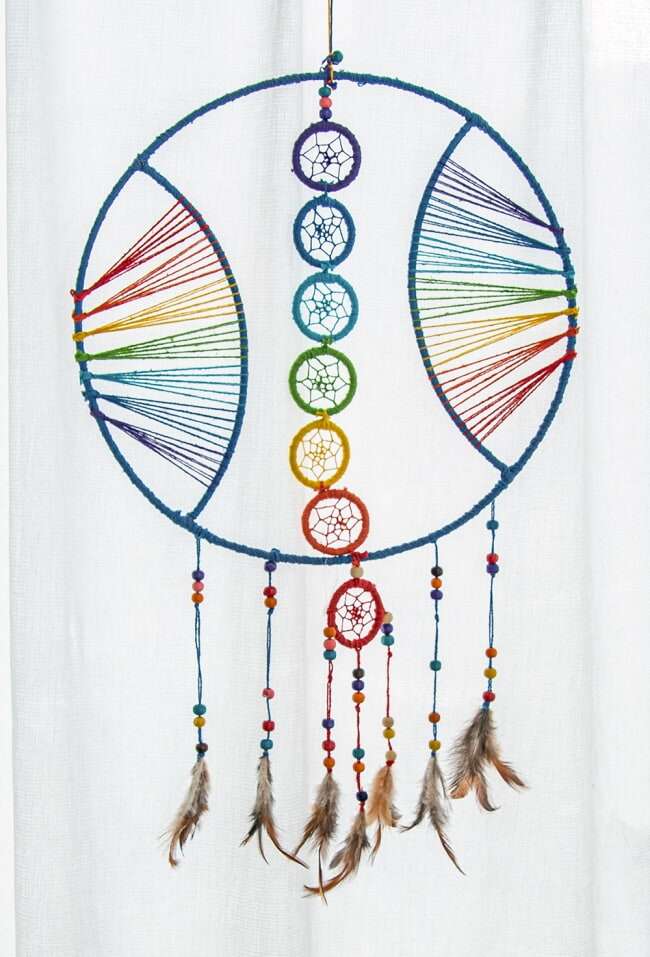 Rainbow Children Dream Catcher