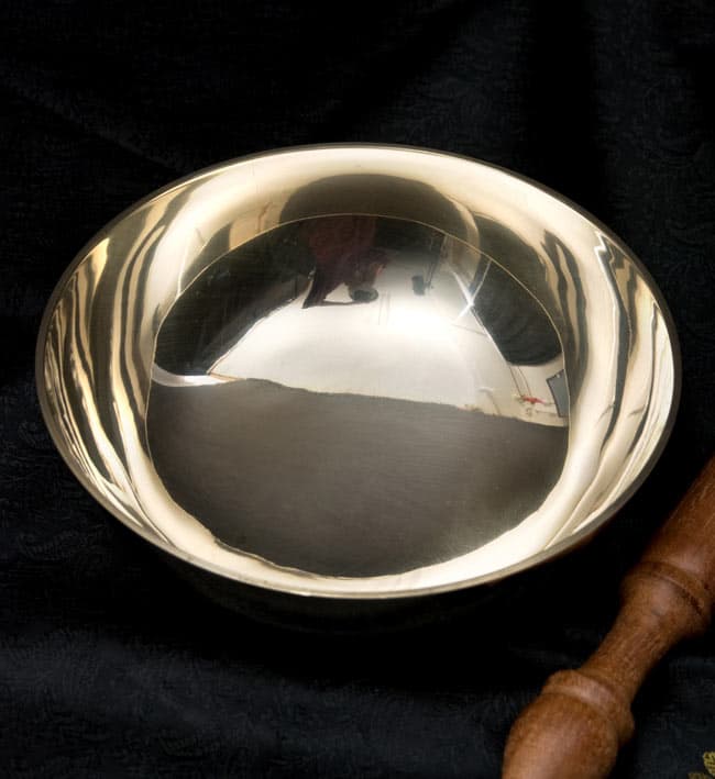 High-quality simple singing bowl 16.7 cm flat - 5