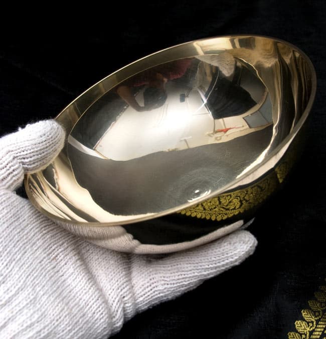 High-quality simple singing bowl 16.7 cm flat - 4