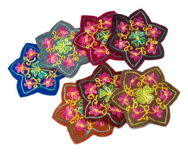 Wholesale Felt Floral Coaster