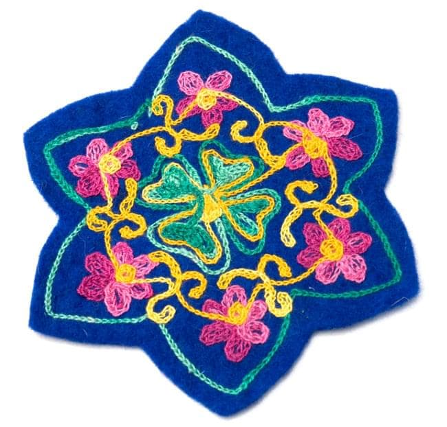Nepalese Felted Coaster - 2