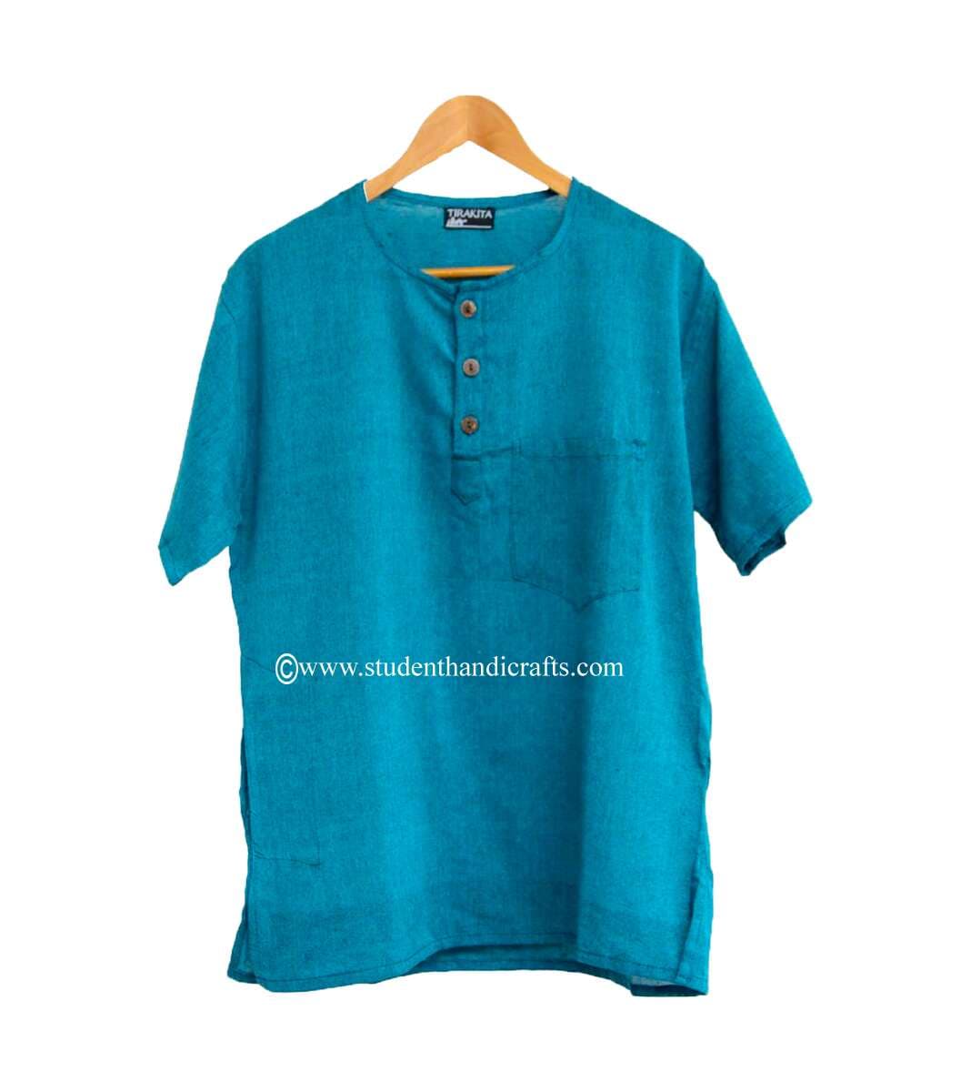 Blue Cotton Kurtha