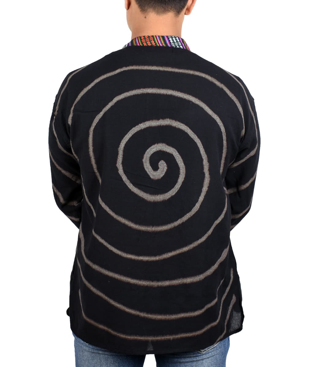 Black Unique Cotton Kurtha - 2