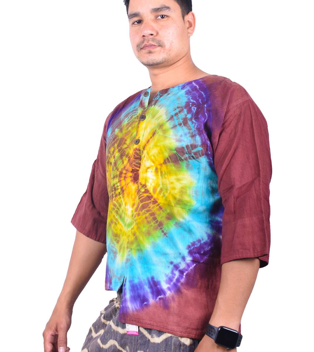 Eyes Printed Cotton Kurtha