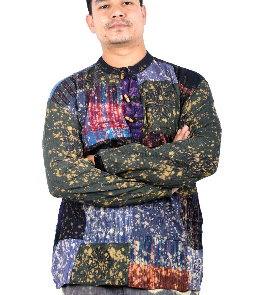 Galaxy Block Design Kurtha