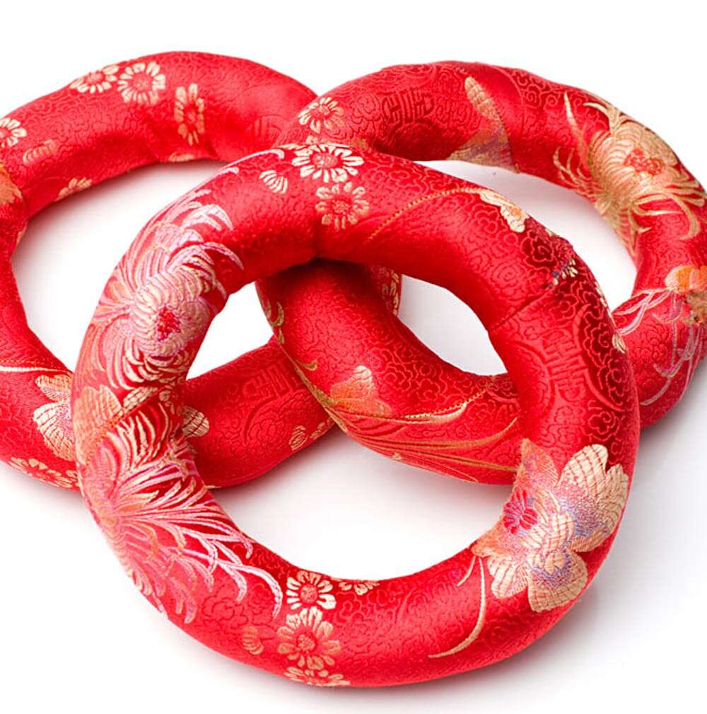 Dark Red Ring For Singing Bowl