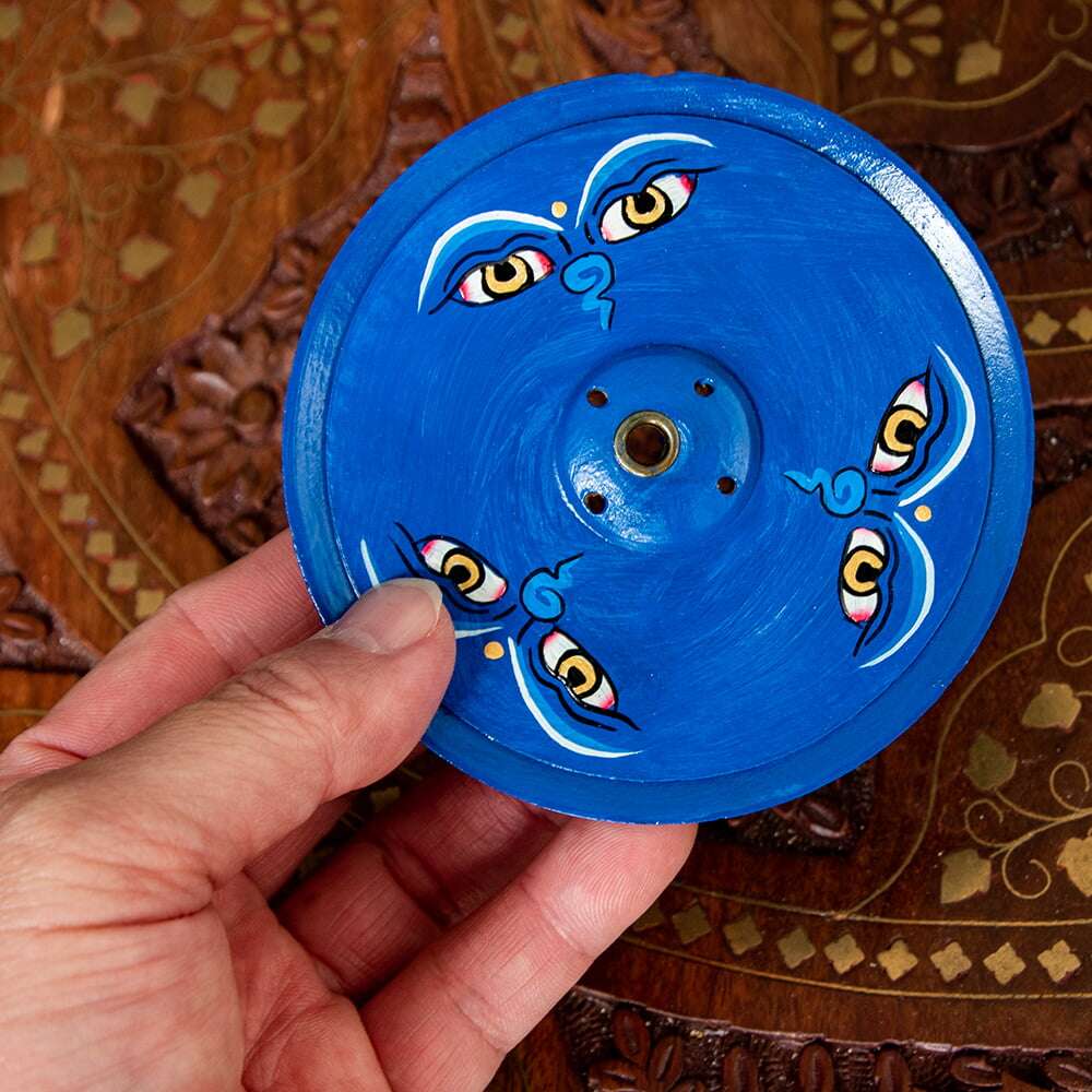 Nepalese incense stand-Buddha eye - 2