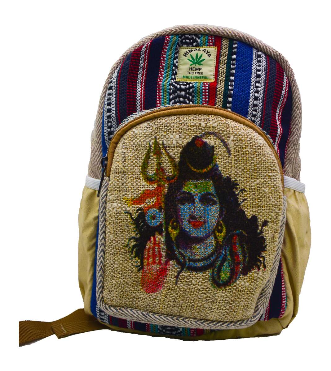 Shiva Printed Hemp Backpack