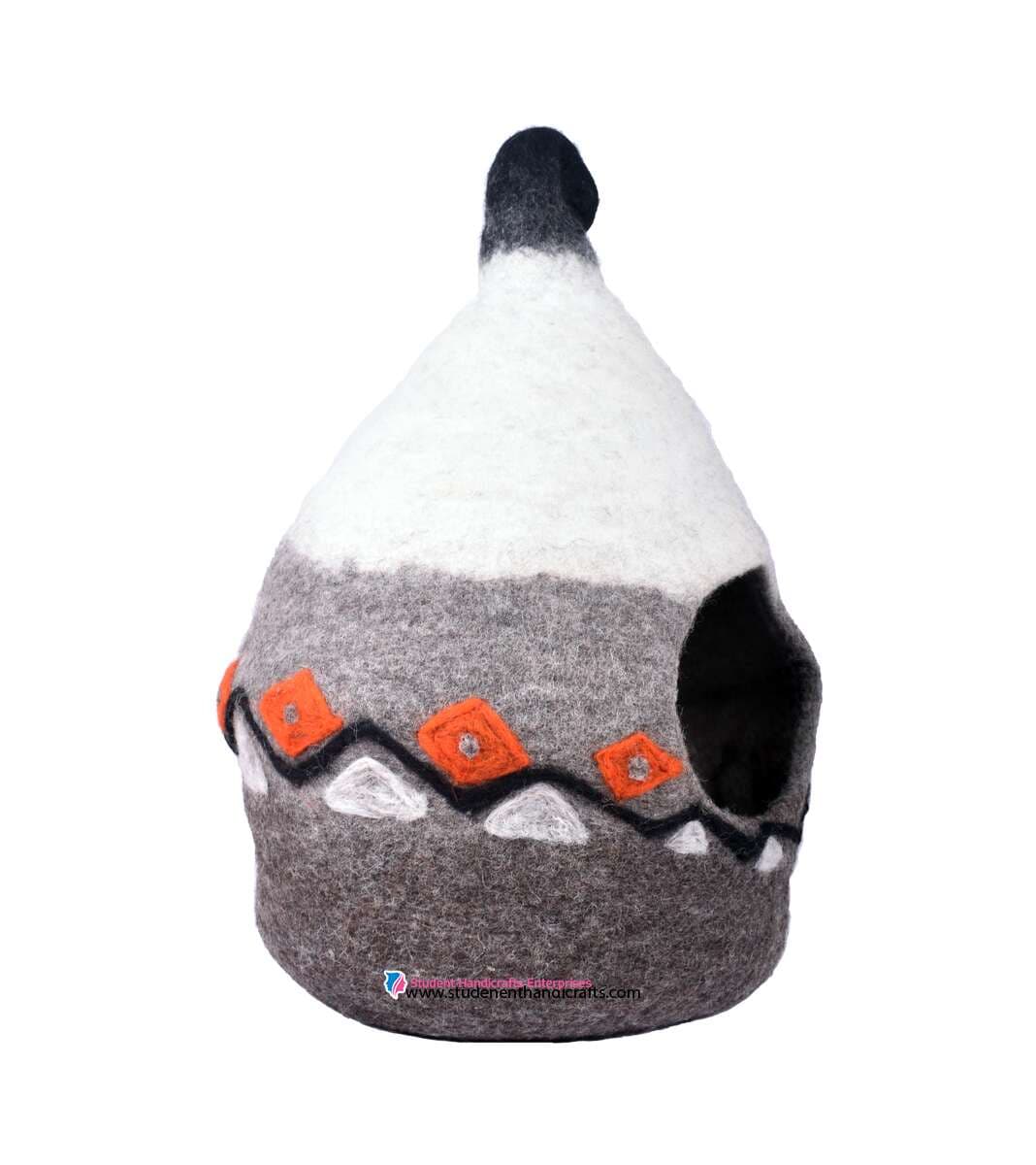 Luxury Felted Wool Hand Made Cat Beds - 2