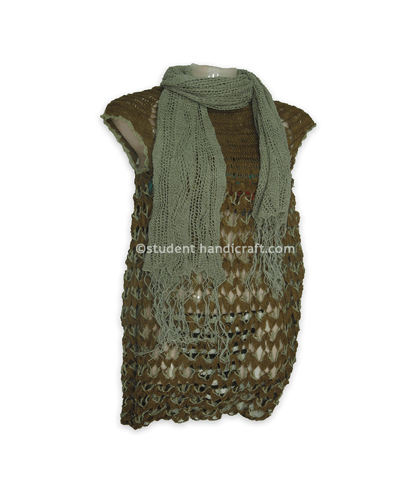 Handmade Organic Nettle Scarf
