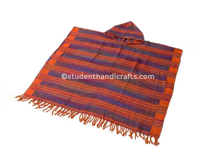 Acrylic Wool unisex Pancho