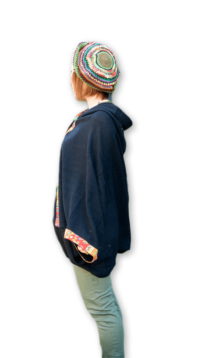 Crochet Flower Cotton Pancho