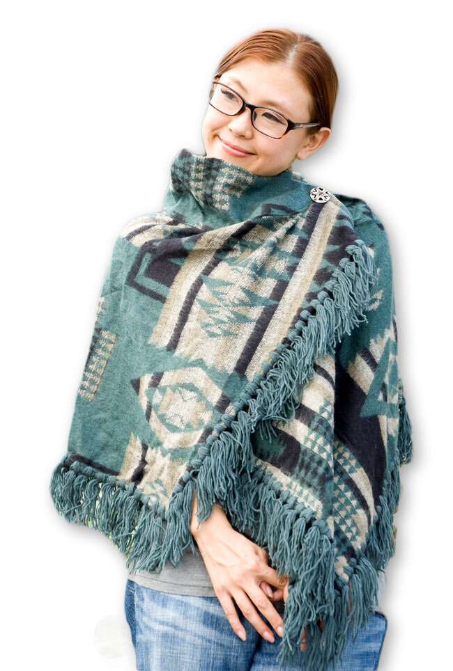 Yak Wool Scarfs Pancho